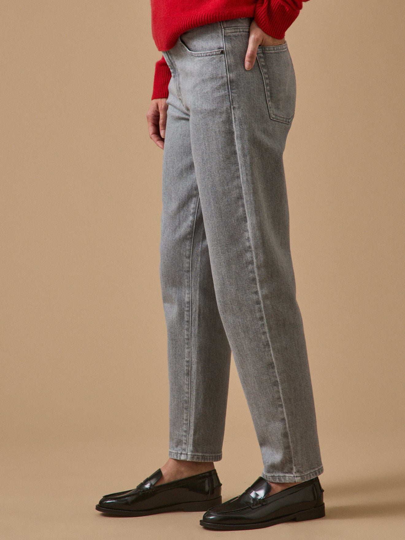 Jean mom femme Claire coton biologique