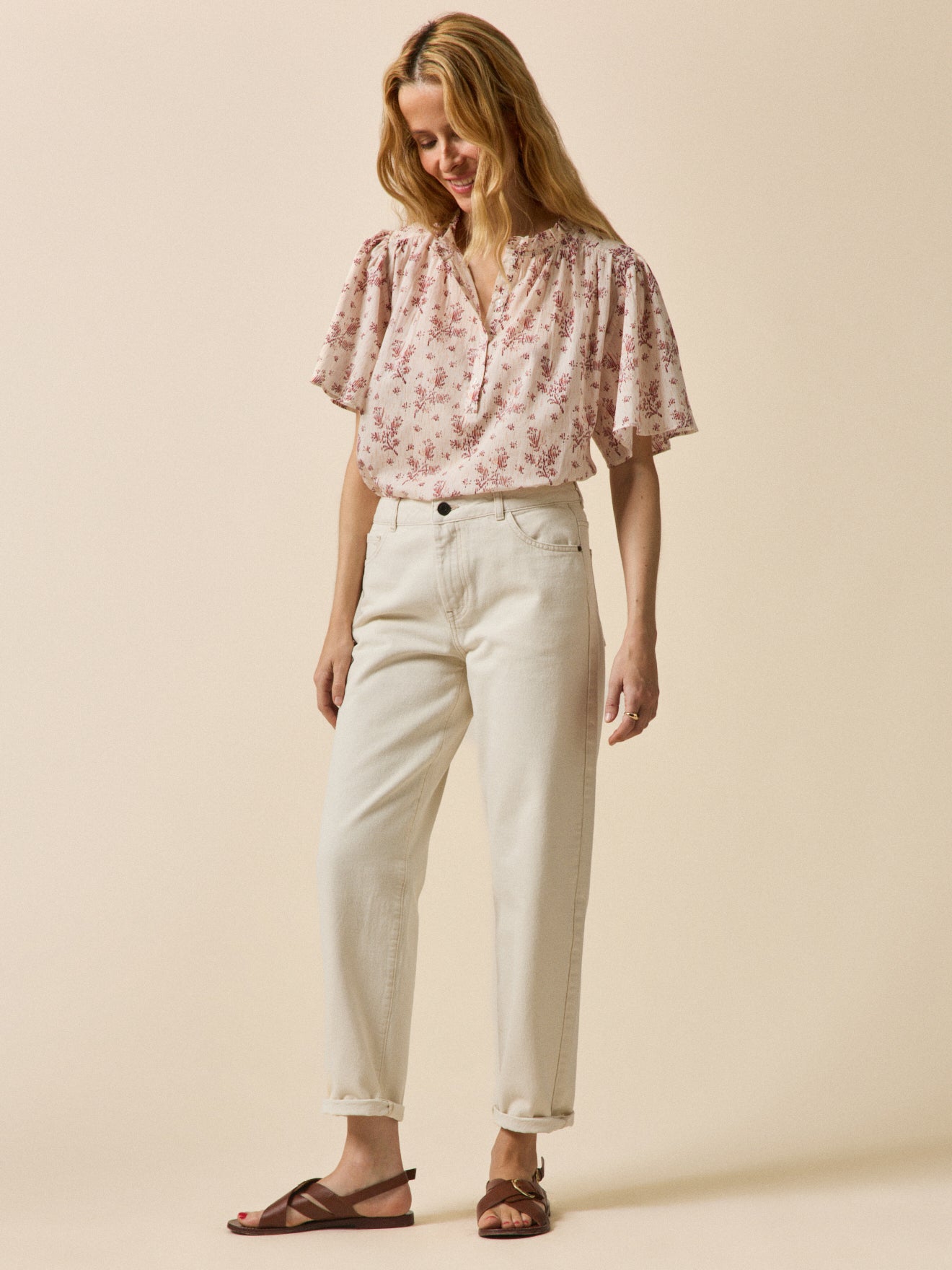 Jean mom femme Claire coton biologique