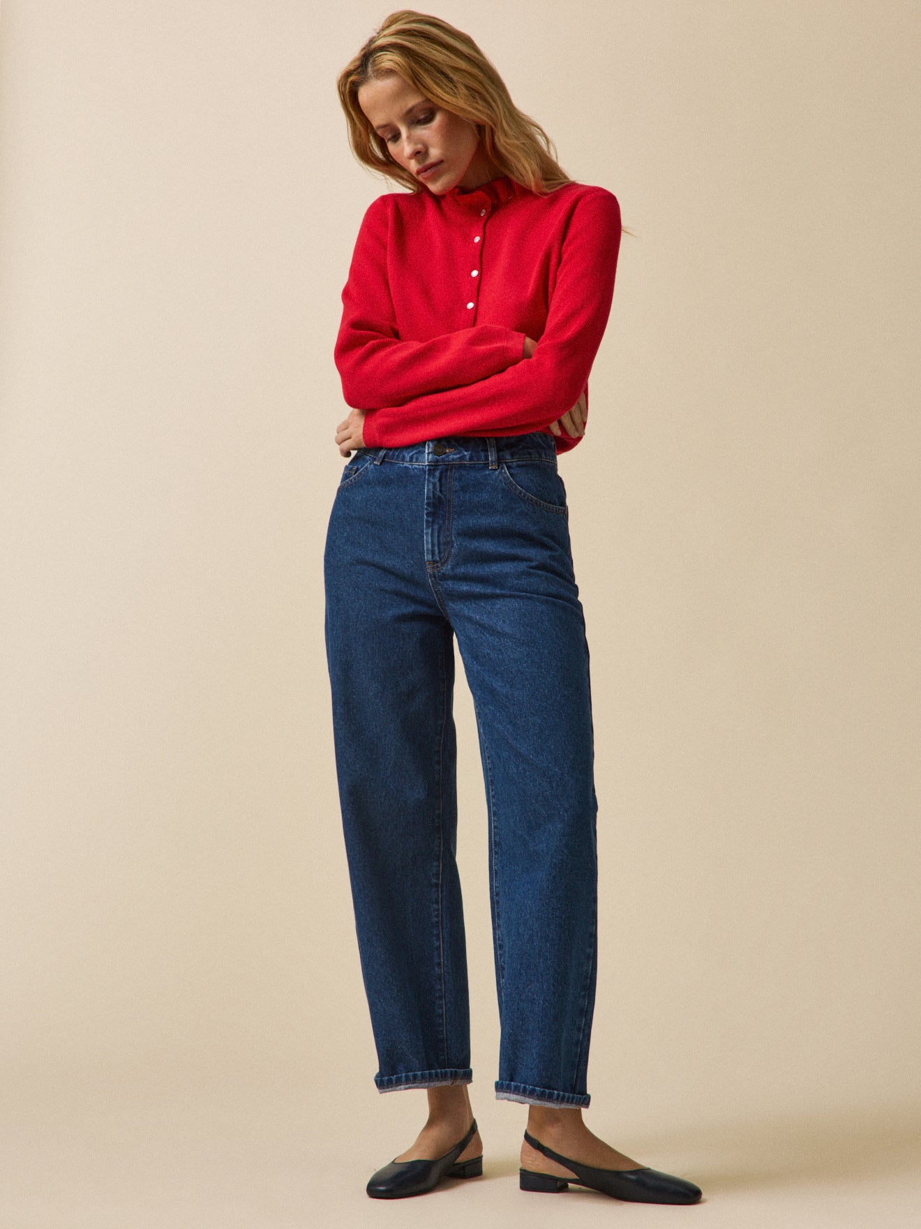 Jean large femme Émilie coton biologique