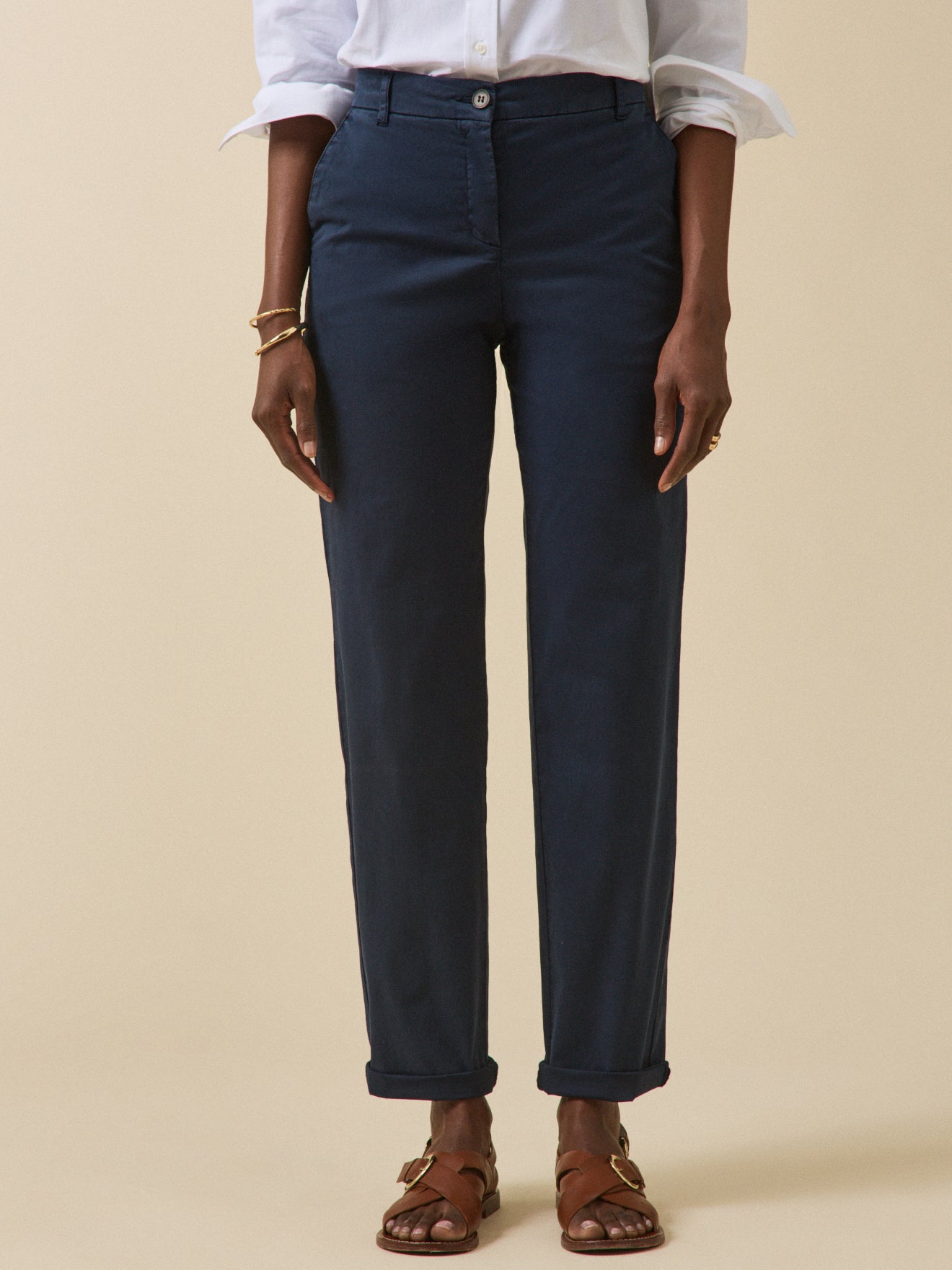 Pantalon chino femme coton biologique Noemie