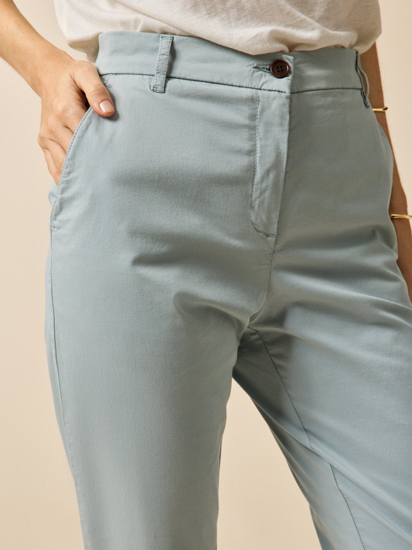 Damen-Chinohose Noemie aus Bio-Baumwolle