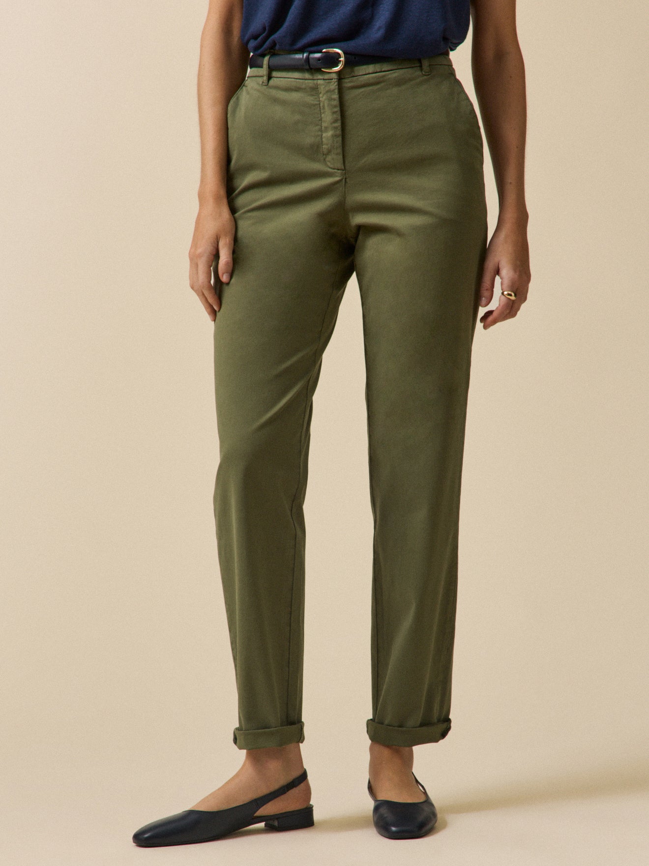 Pantalon chino femme coton biologique Noemie