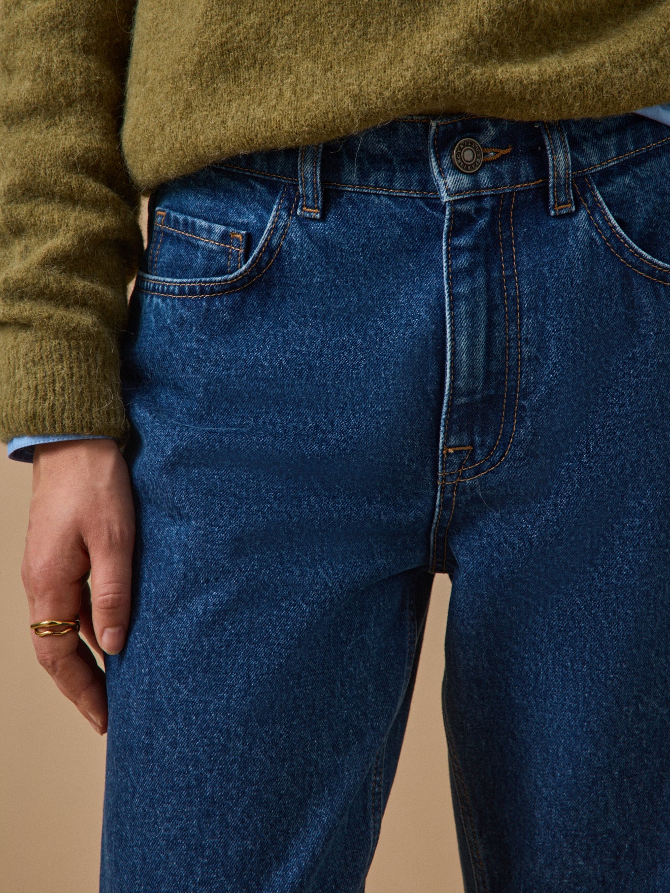 Gerade Damenjeans Laure aus Bio-Baumwolle
