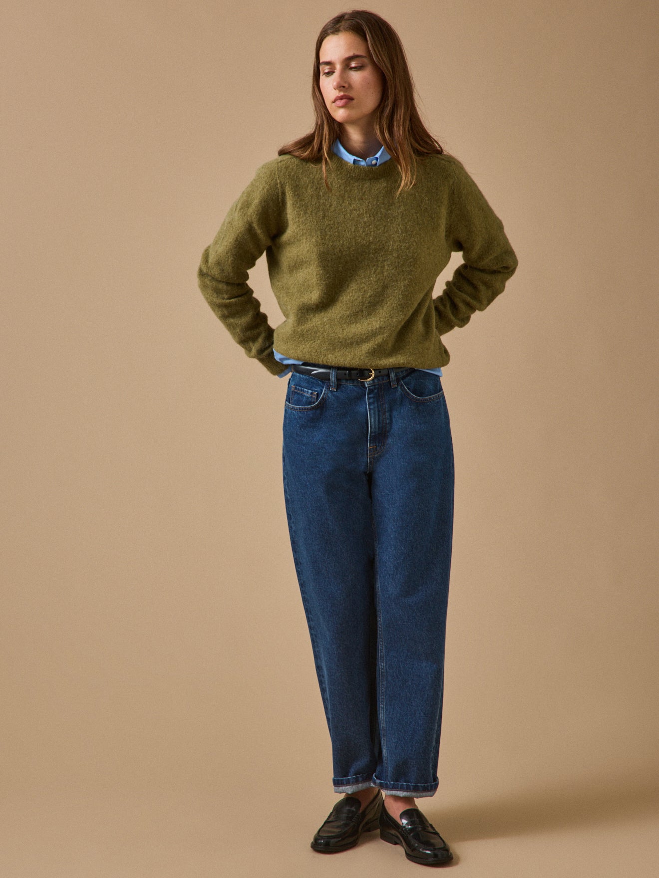 Gerade Damenjeans Laure aus Bio-Baumwolle