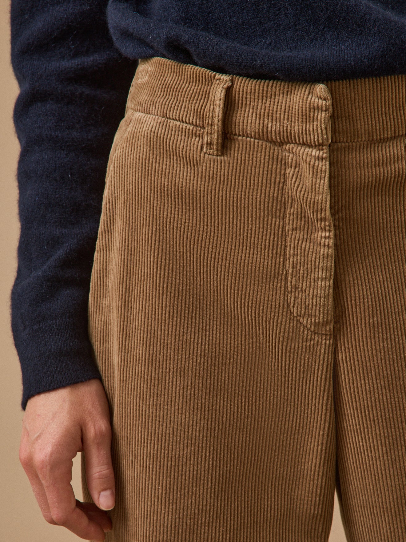 Damen-Chinohose Marina aus Velours
