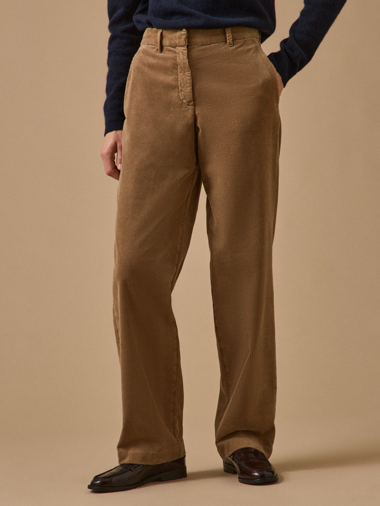 Damen-Chinohose Marina aus Velours