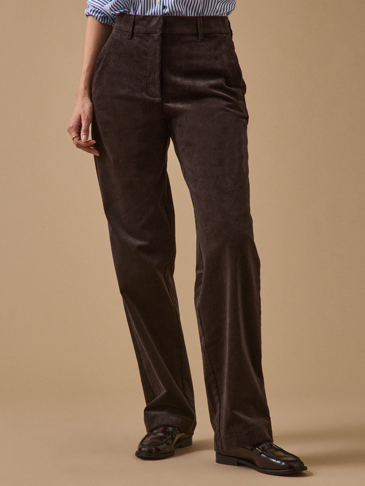 Damen-Chinohose Marina aus Velours