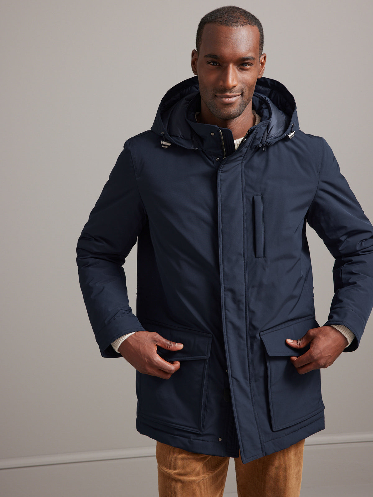 Kurze Herren-Parka