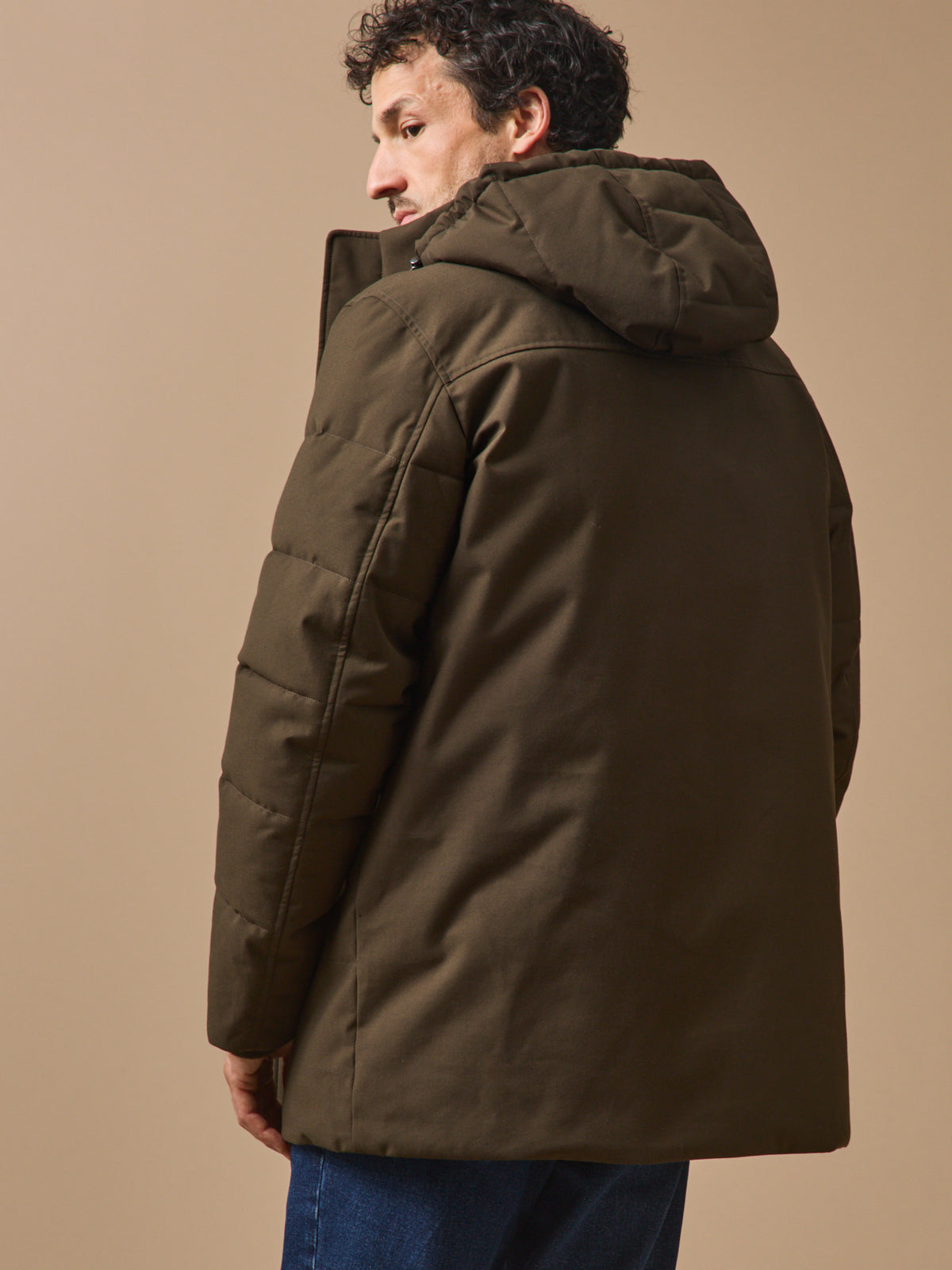 Herren-Parka mit Innenfutter