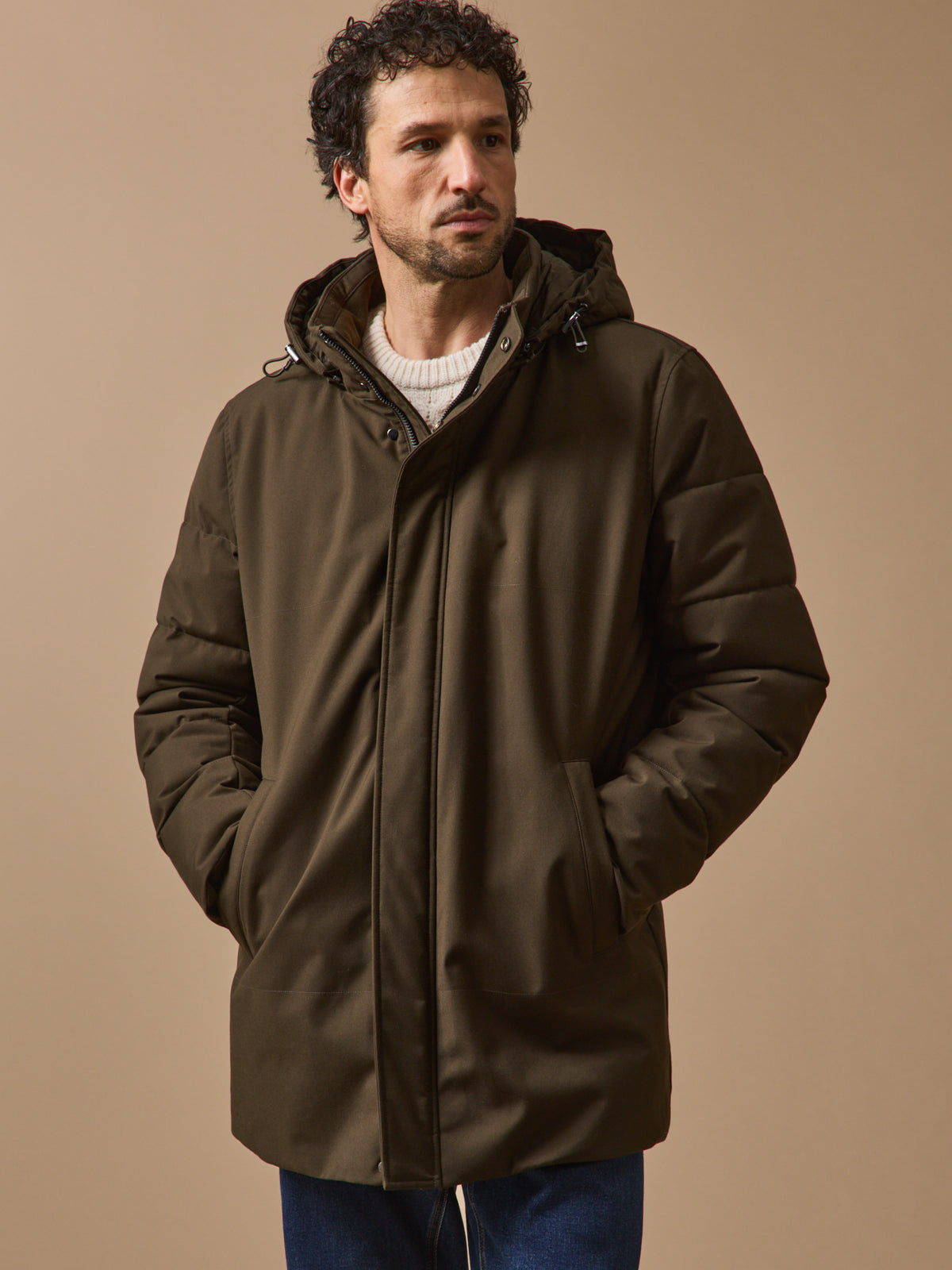Herren-Parka mit Innenfutter