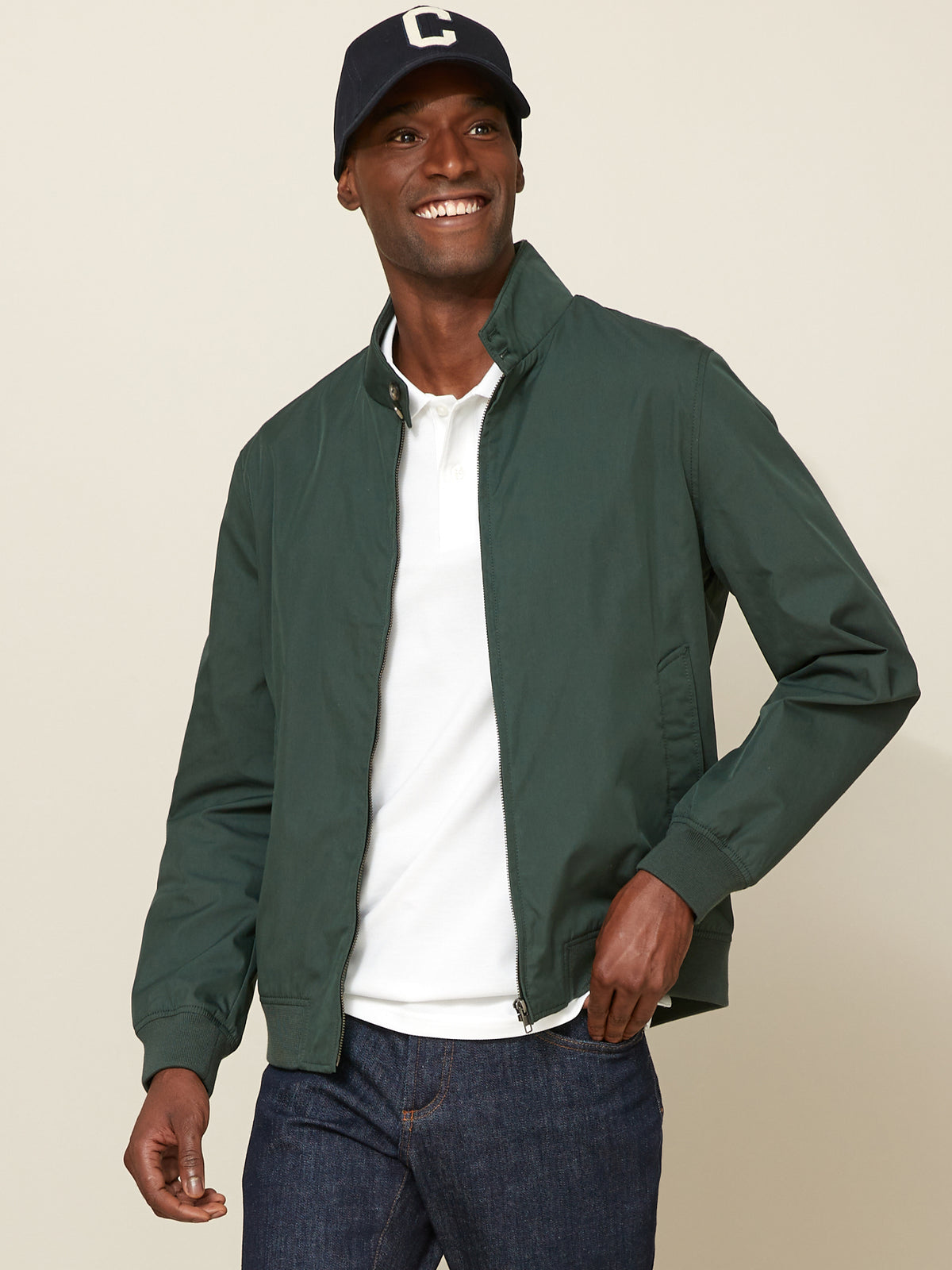 Blouson uni homme