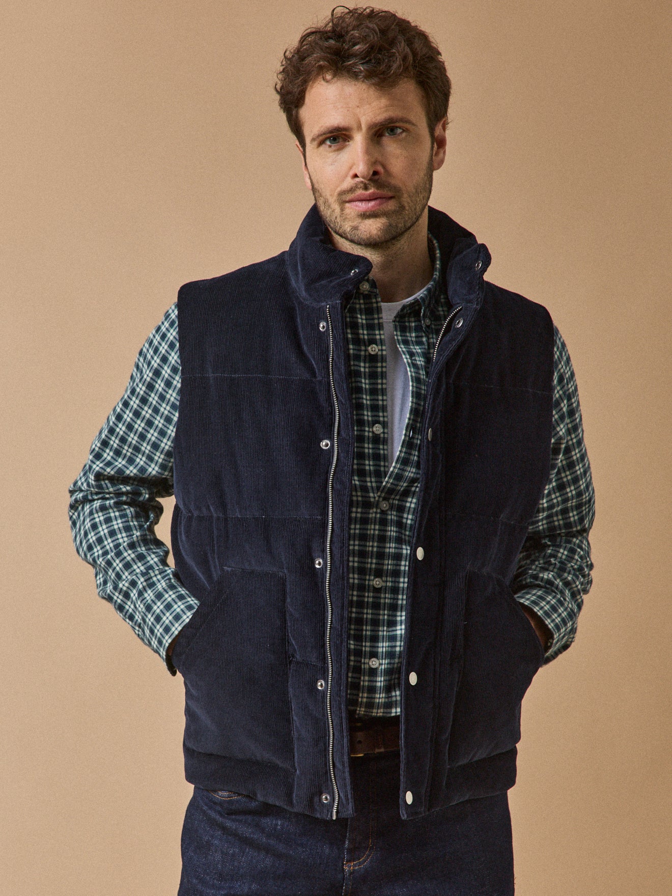 Herrenweste aus Velours