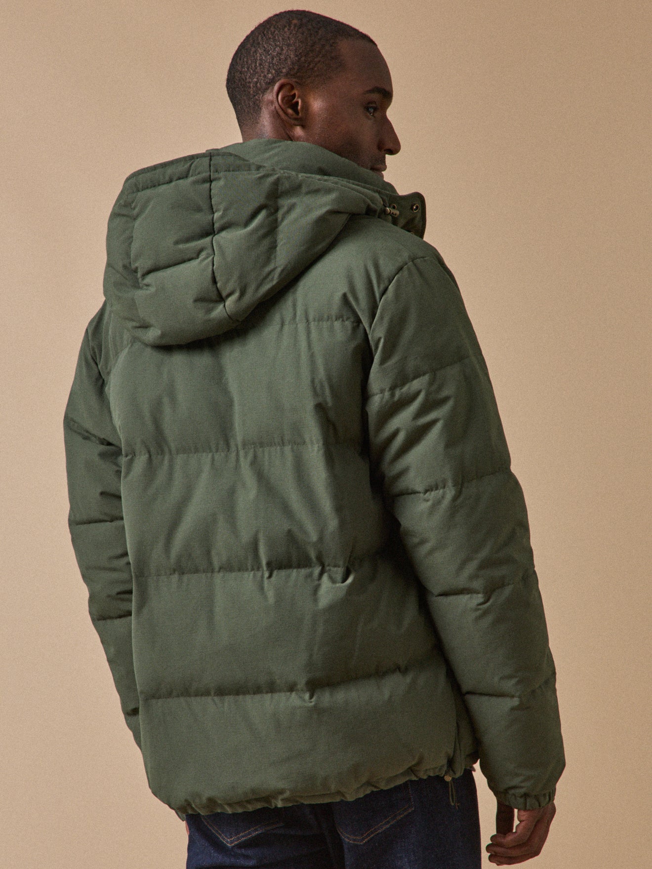 Kurze Herren-Daunenjacke