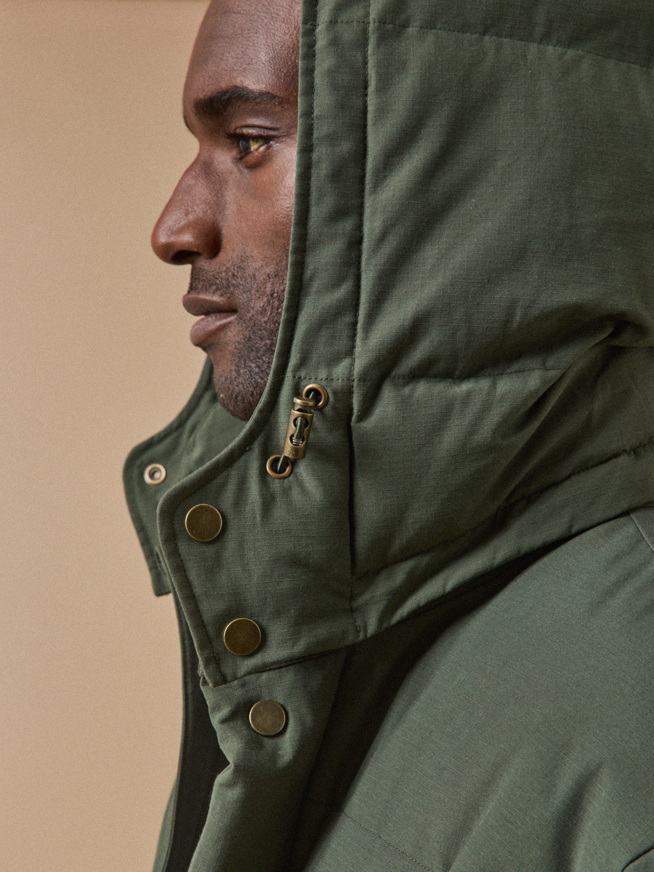 Kurze Herren-Daunenjacke