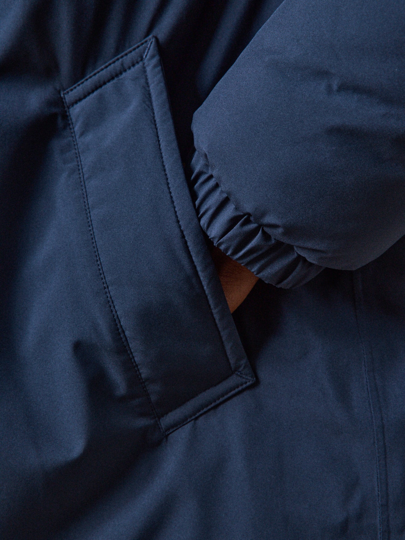 Parka longue imperméable homme