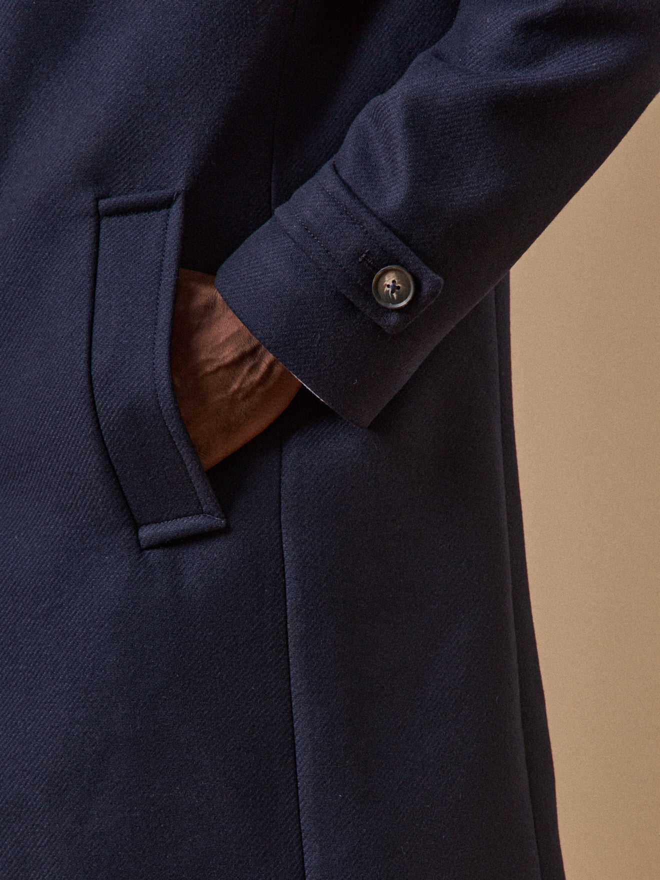 Herrenmantel aus Wollmischung