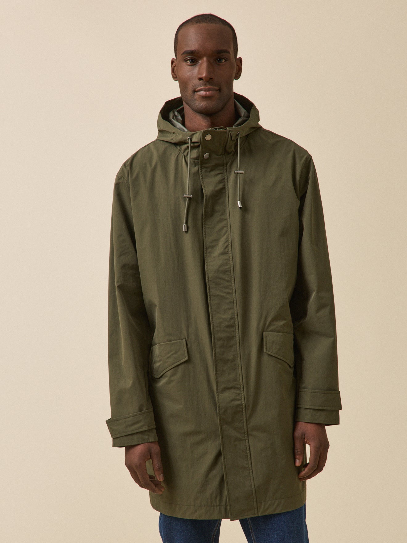 Parka ultra light longue homme