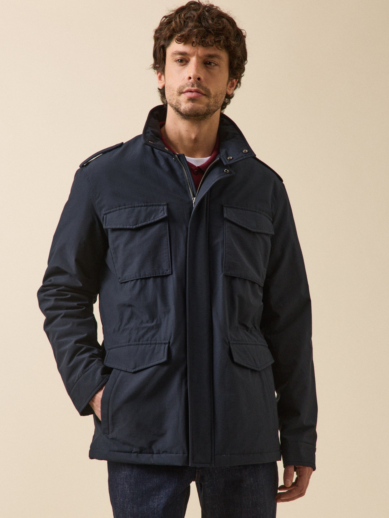Parka saharienne ouatinée homme