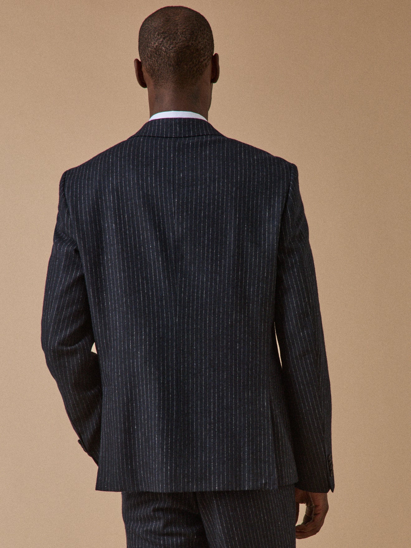Gestreifter Herren-Sakko aus Wolltuch