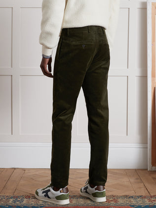 Chino velours regular homme