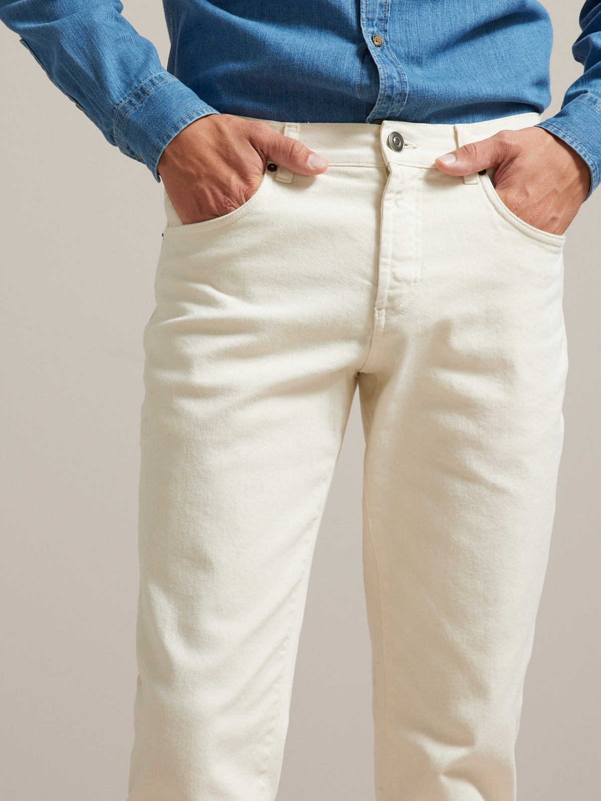 Regular Herren-Jeans - Bio-Baumwolle, nachhaltiges Waschen