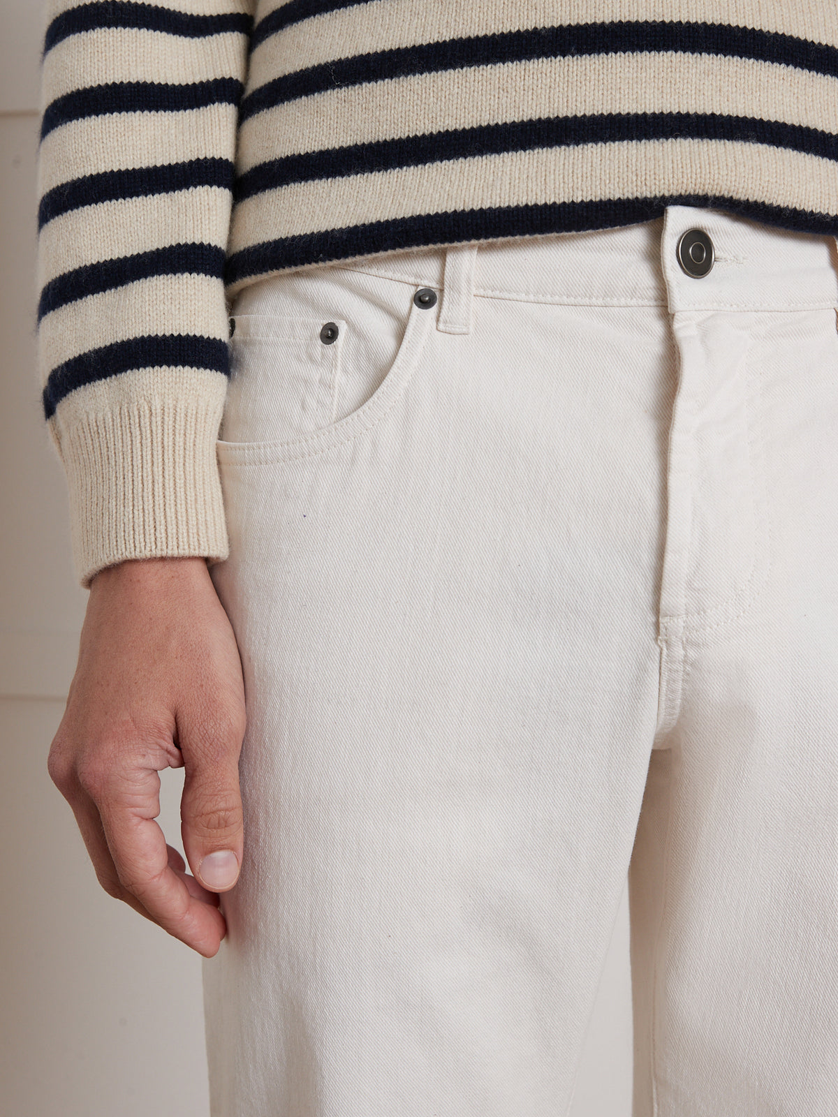 Regular Herren-Jeans - Bio-Baumwolle, nachhaltiges Waschen