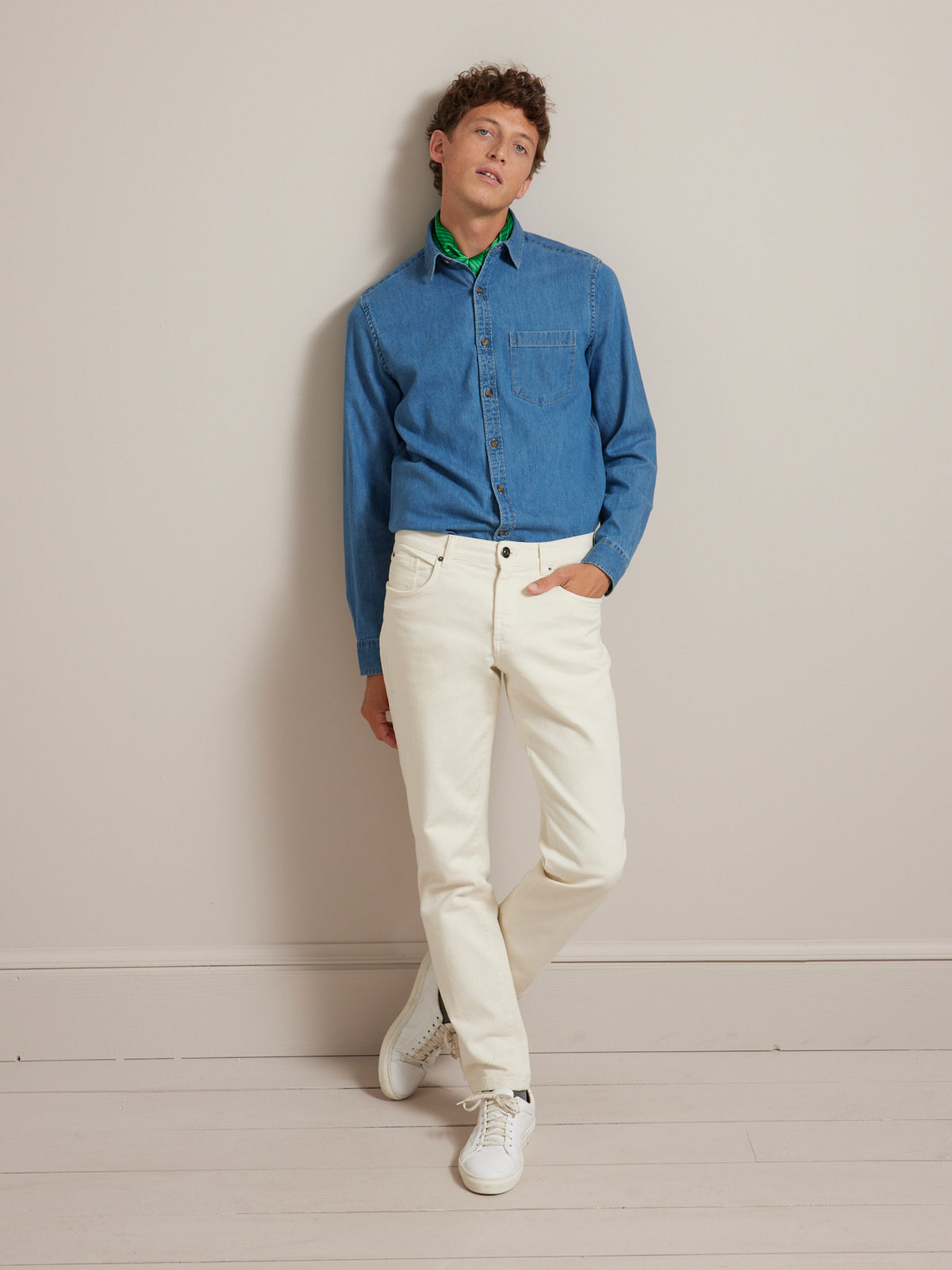 Regular Herren-Jeans - Bio-Baumwolle, nachhaltiges Waschen