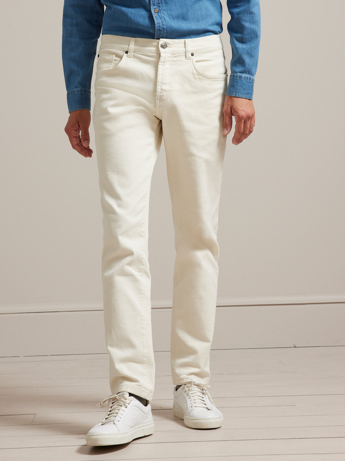 Regular Herren-Jeans - Bio-Baumwolle, nachhaltiges Waschen