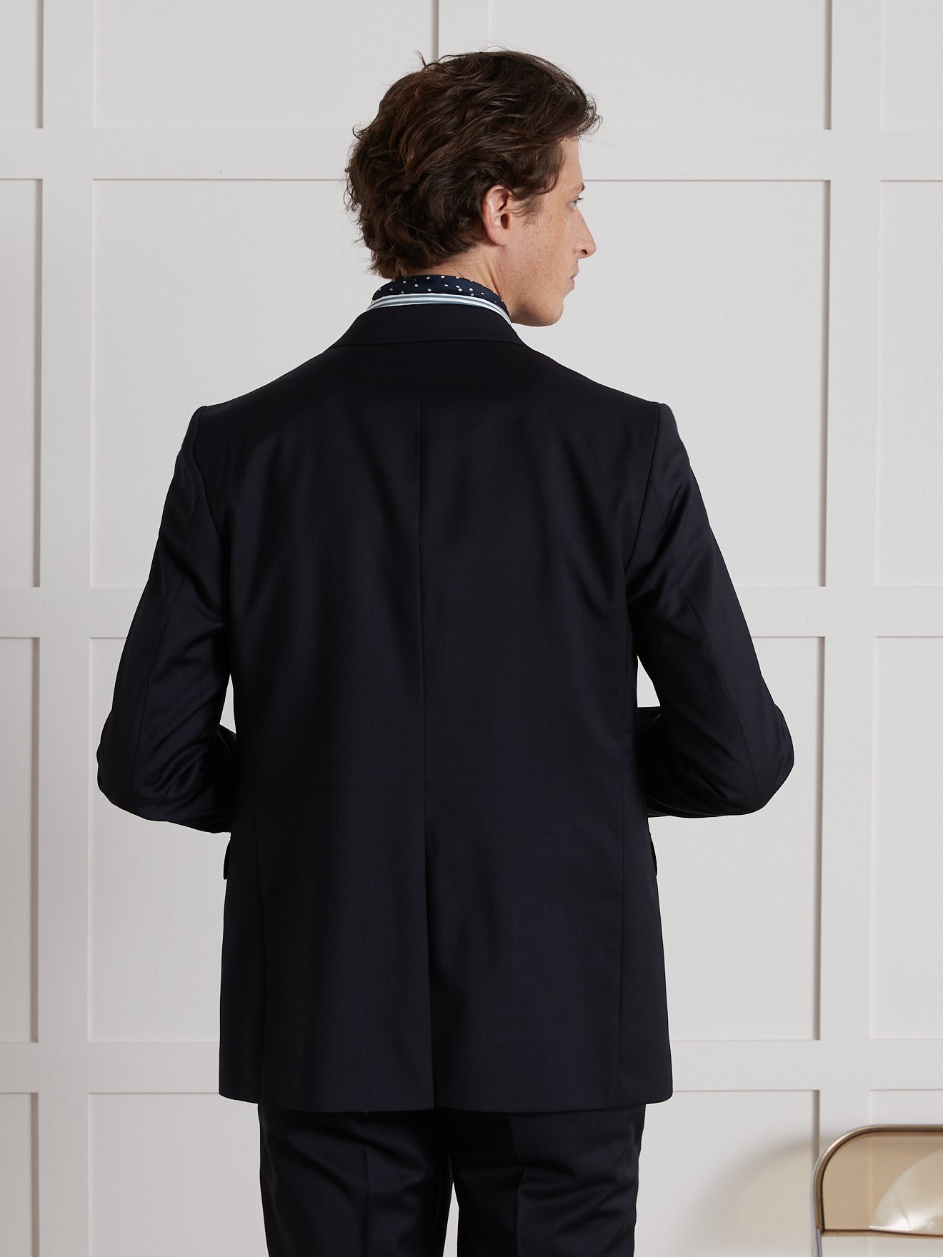 Herren-Anzughose aus Super 100-Wolle