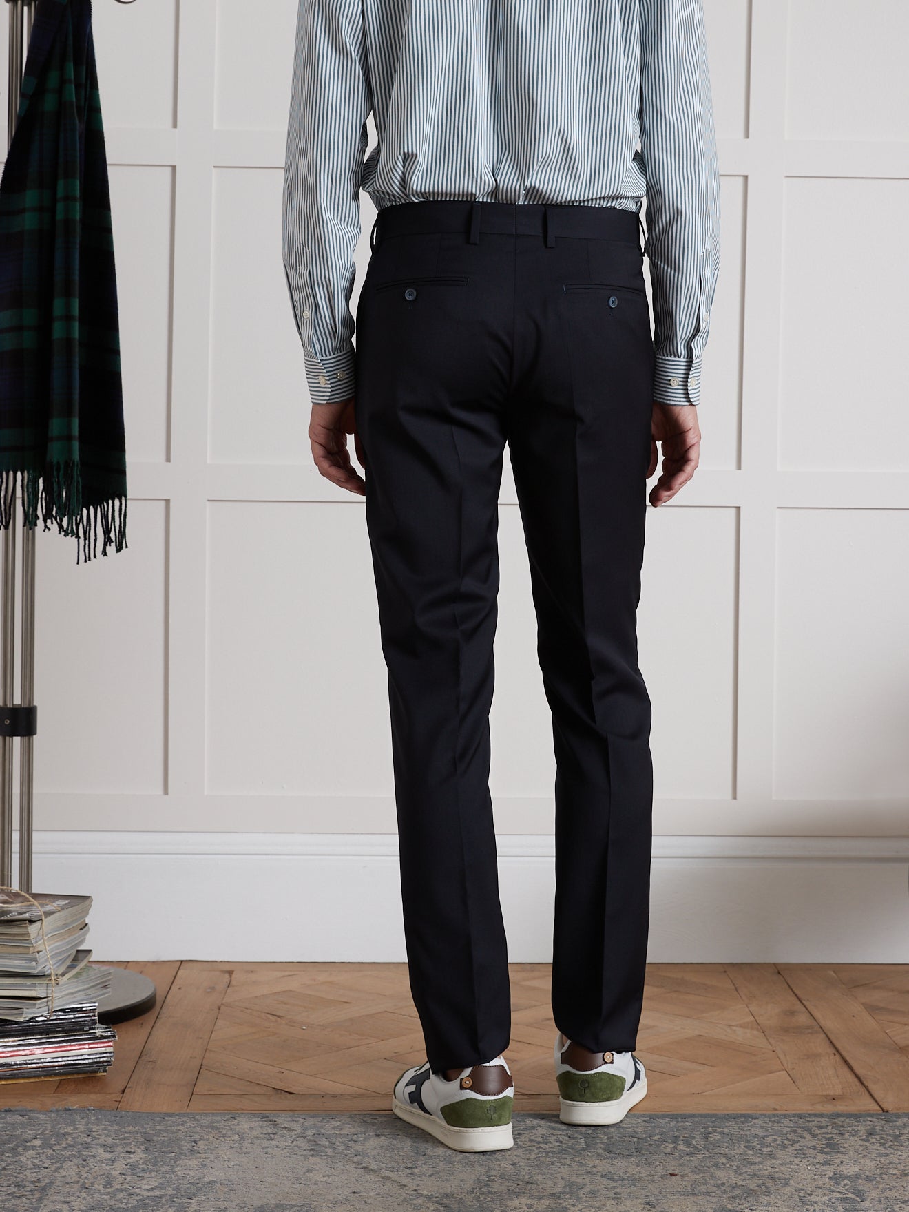 Herren-Anzughose aus Super 100-Wolle