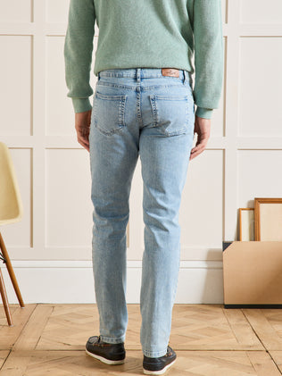 Regular Herren-Jeans - Bio-Baumwolle, nachhaltig gewaschen