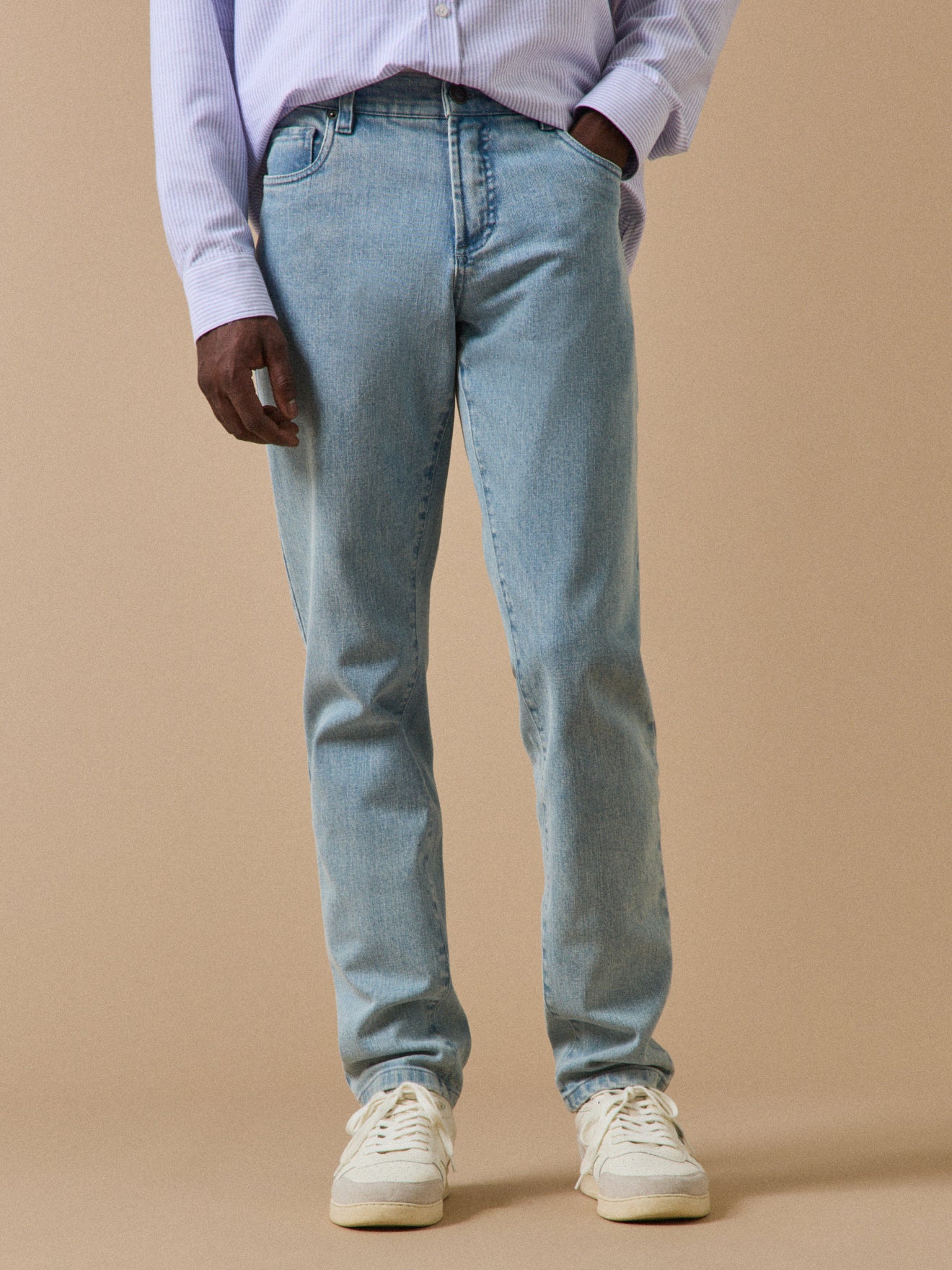 Regular Herren-Jeans - Bio-Baumwolle, nachhaltig gewaschen