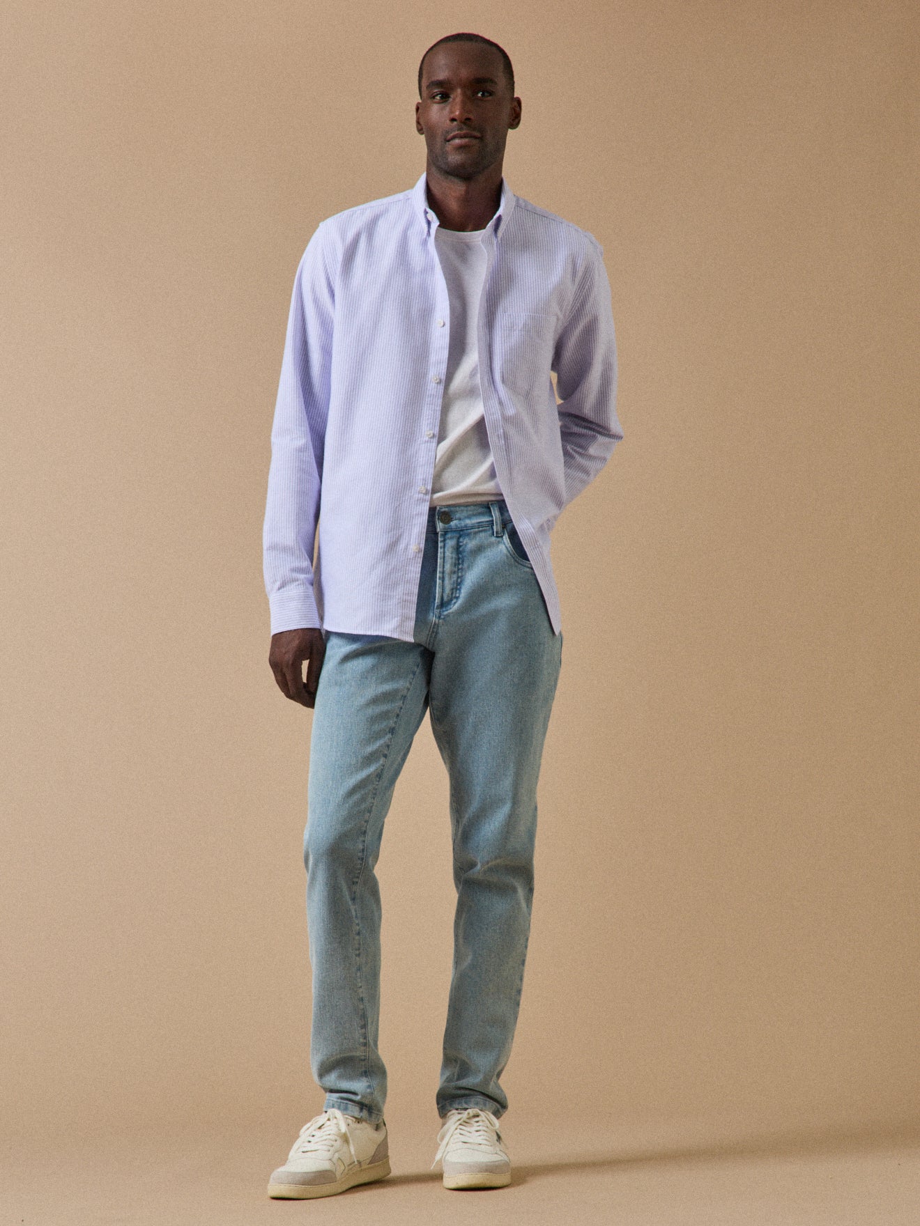 Regular Herren-Jeans - Bio-Baumwolle, nachhaltig gewaschen