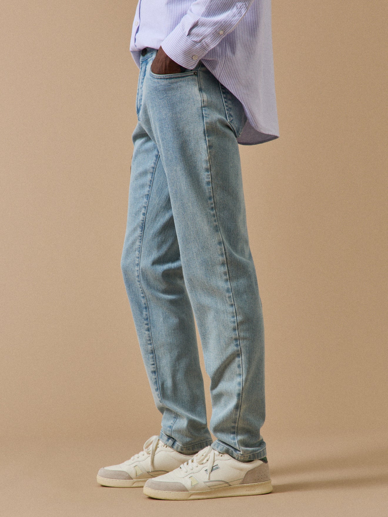 Regular Herren-Jeans - Bio-Baumwolle, nachhaltig gewaschen