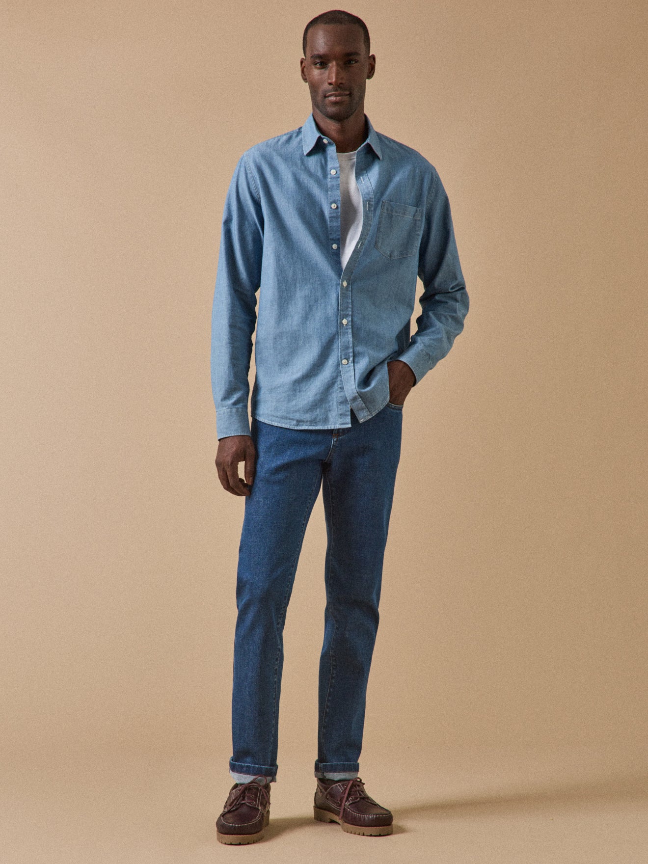 Regular Herren-Jeans aus Bio-Baumwolle