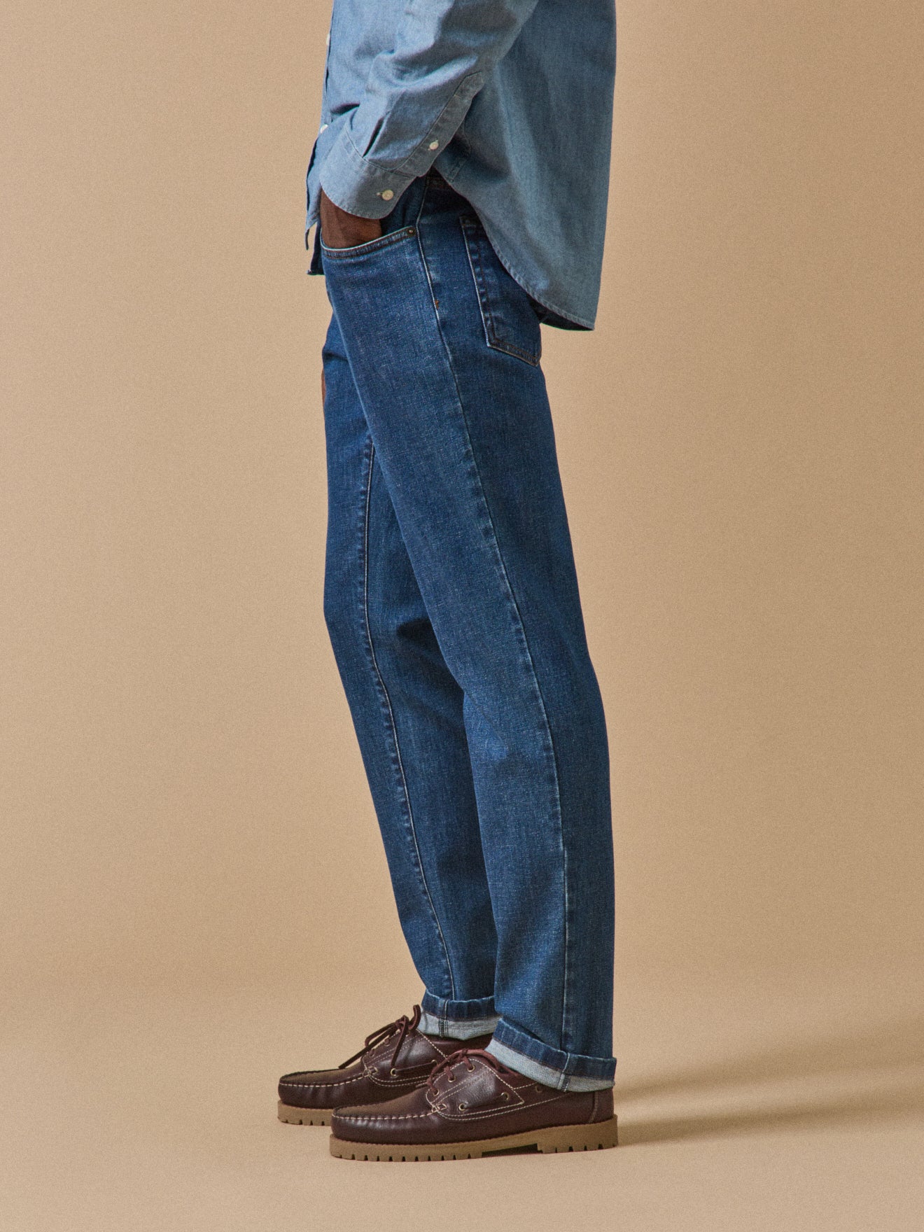 Regular Herren-Jeans aus Bio-Baumwolle