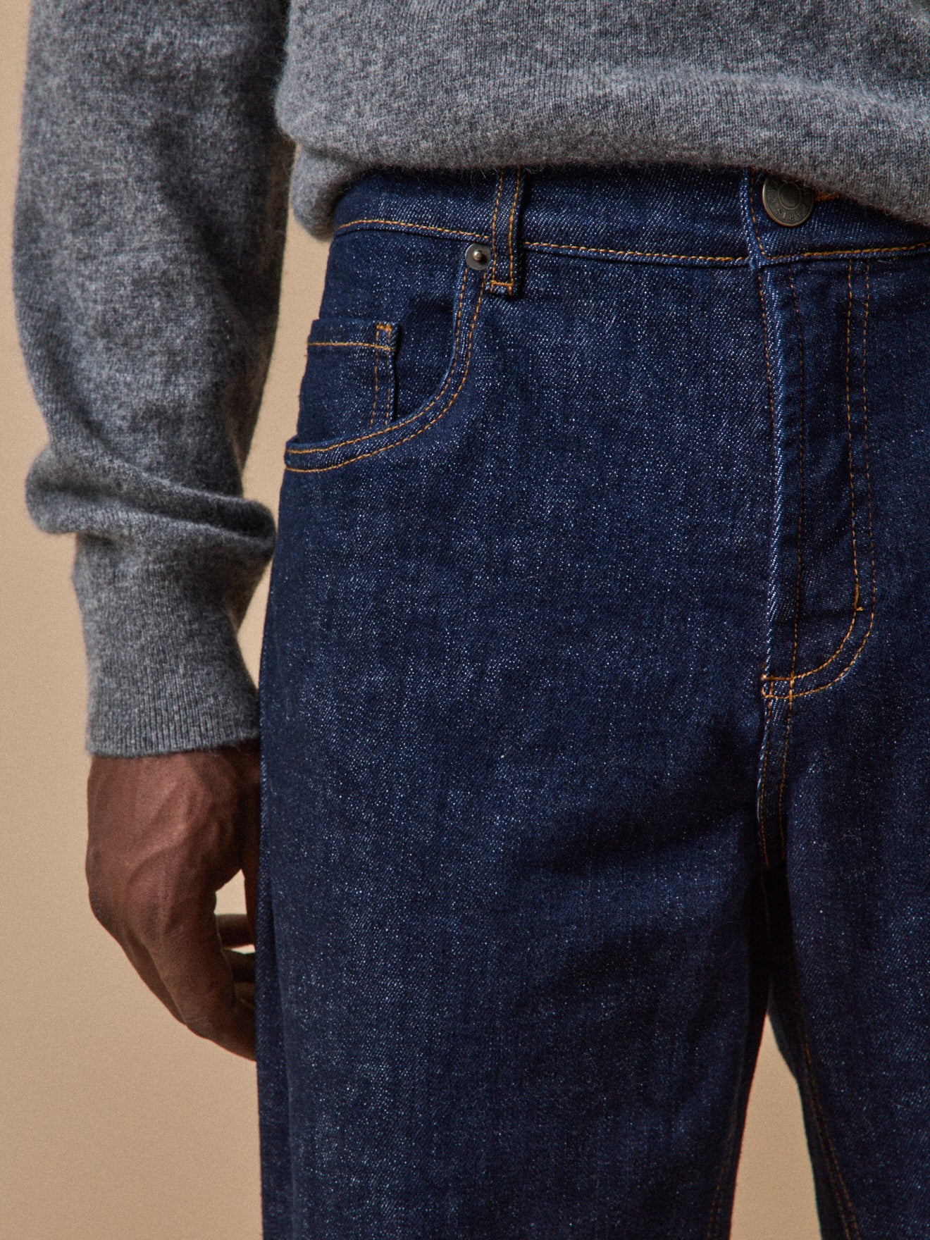 Jean regular homme coton biologique