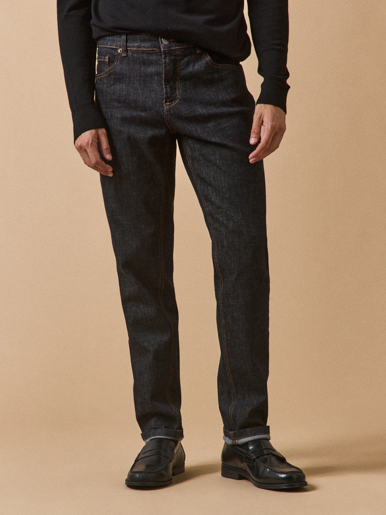 Regular Herren-Jeans - Bio-Baumwolle, nachhaltig gewaschen