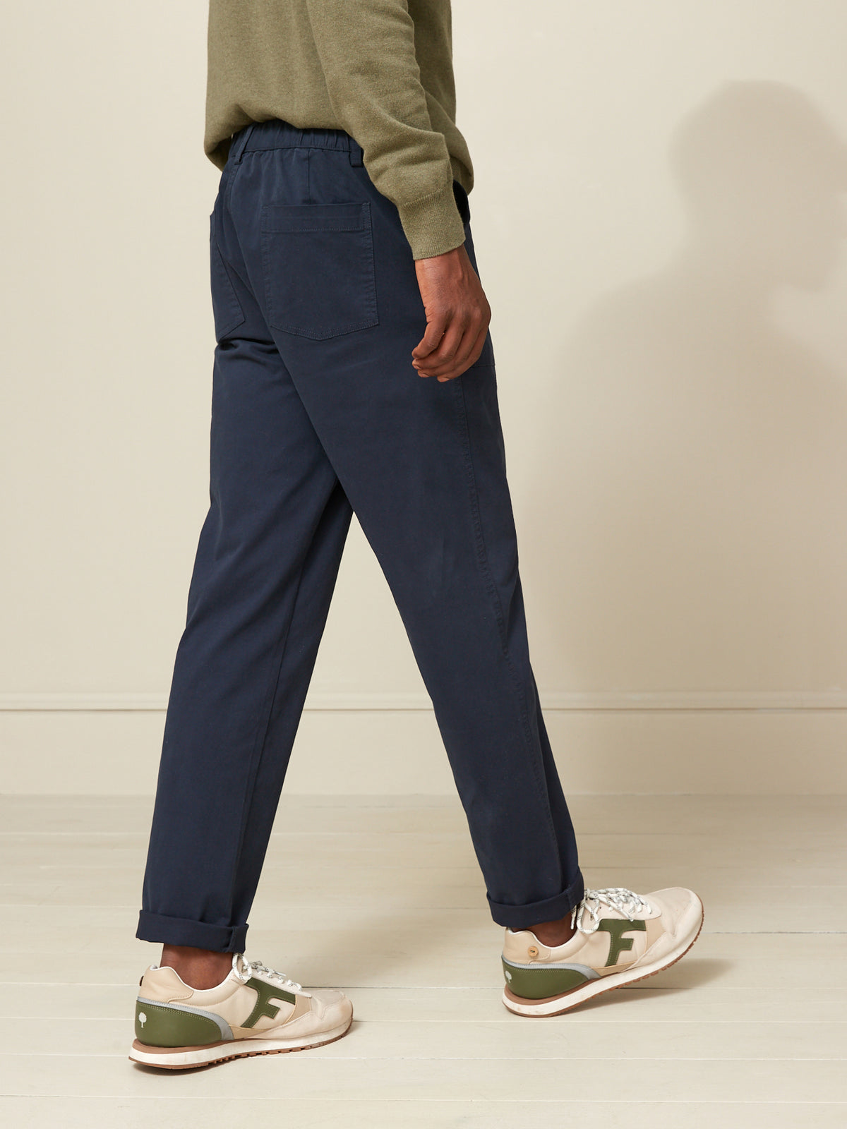 Pantalon charpentier taille élastiquée homme