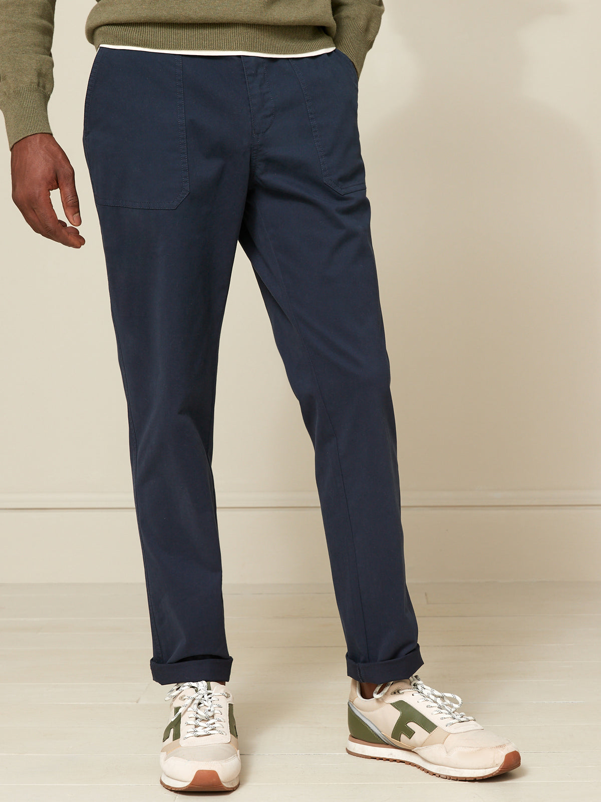 Pantalon charpentier taille élastiquée homme
