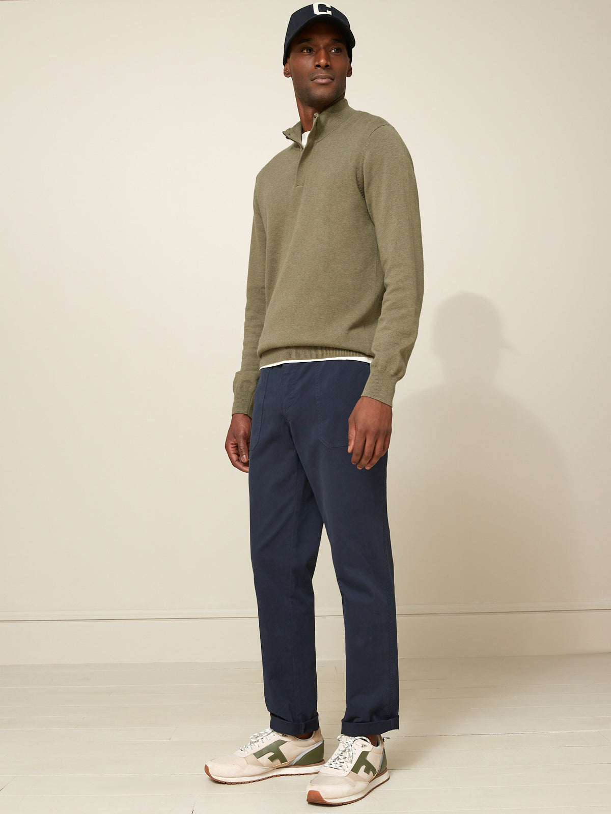 Pantalon charpentier taille élastiquée homme