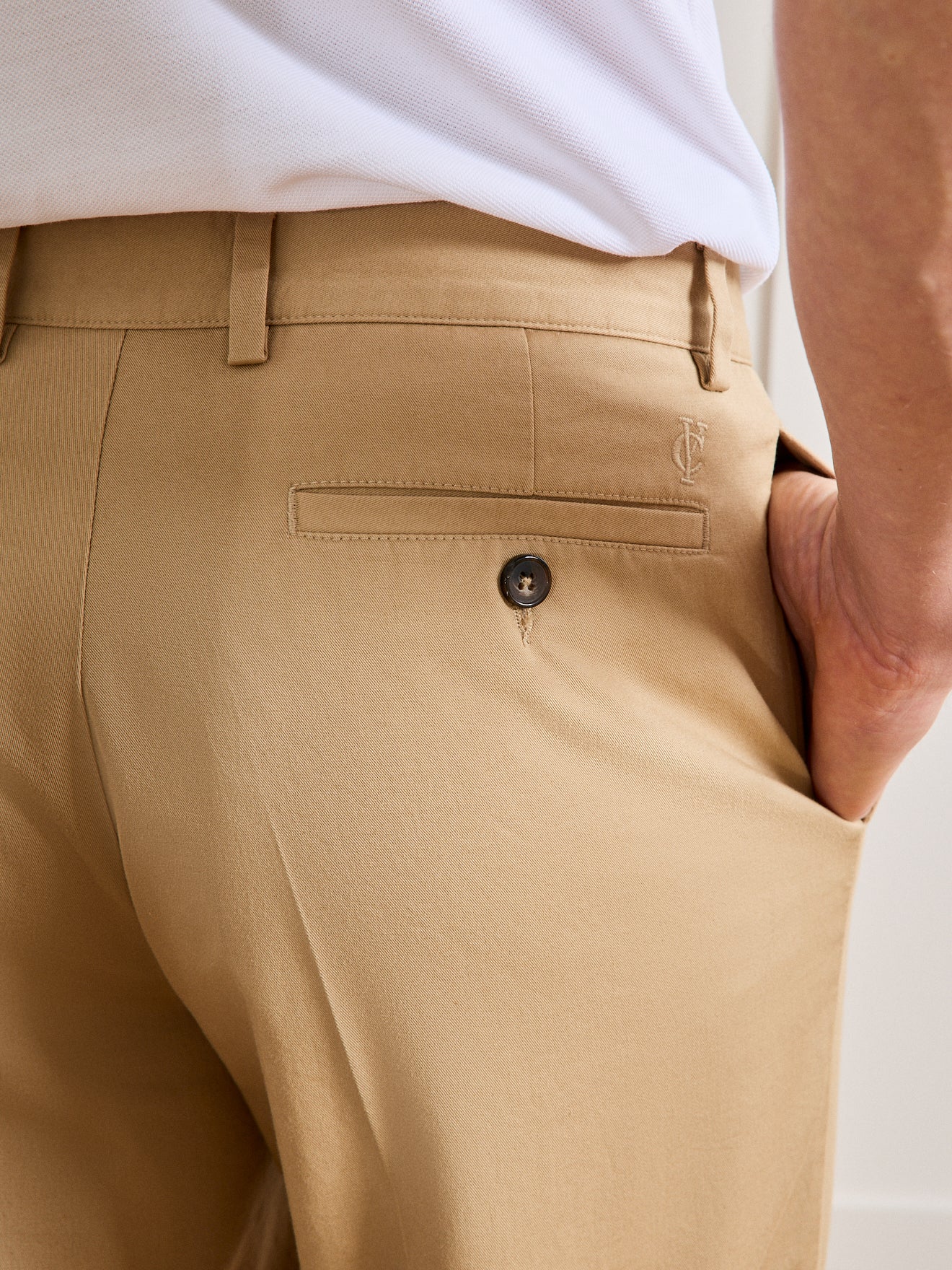 Pantalon chino 7/8ème homme