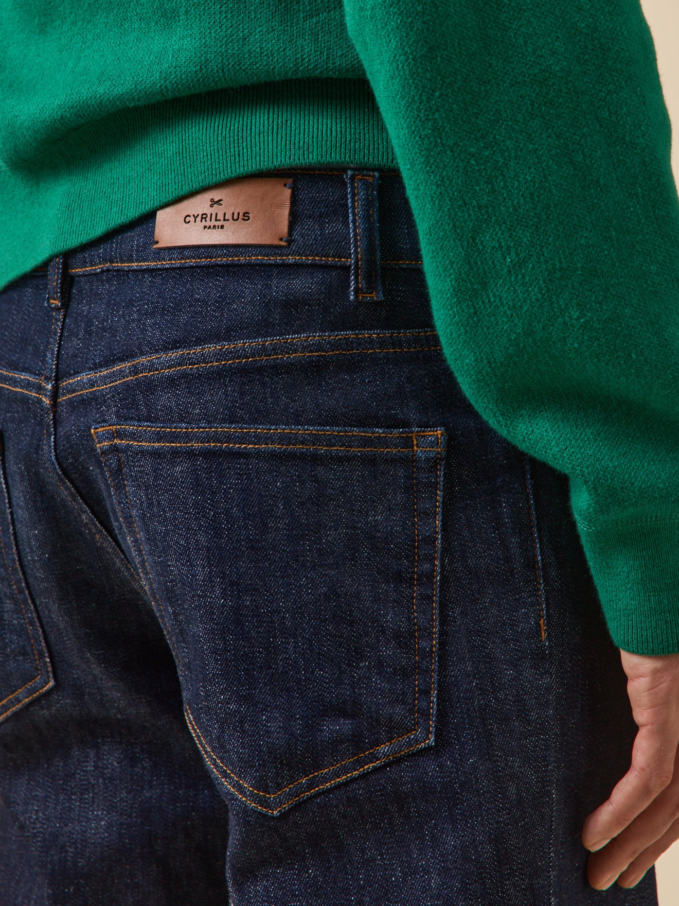 Jean regular homme coton biologique