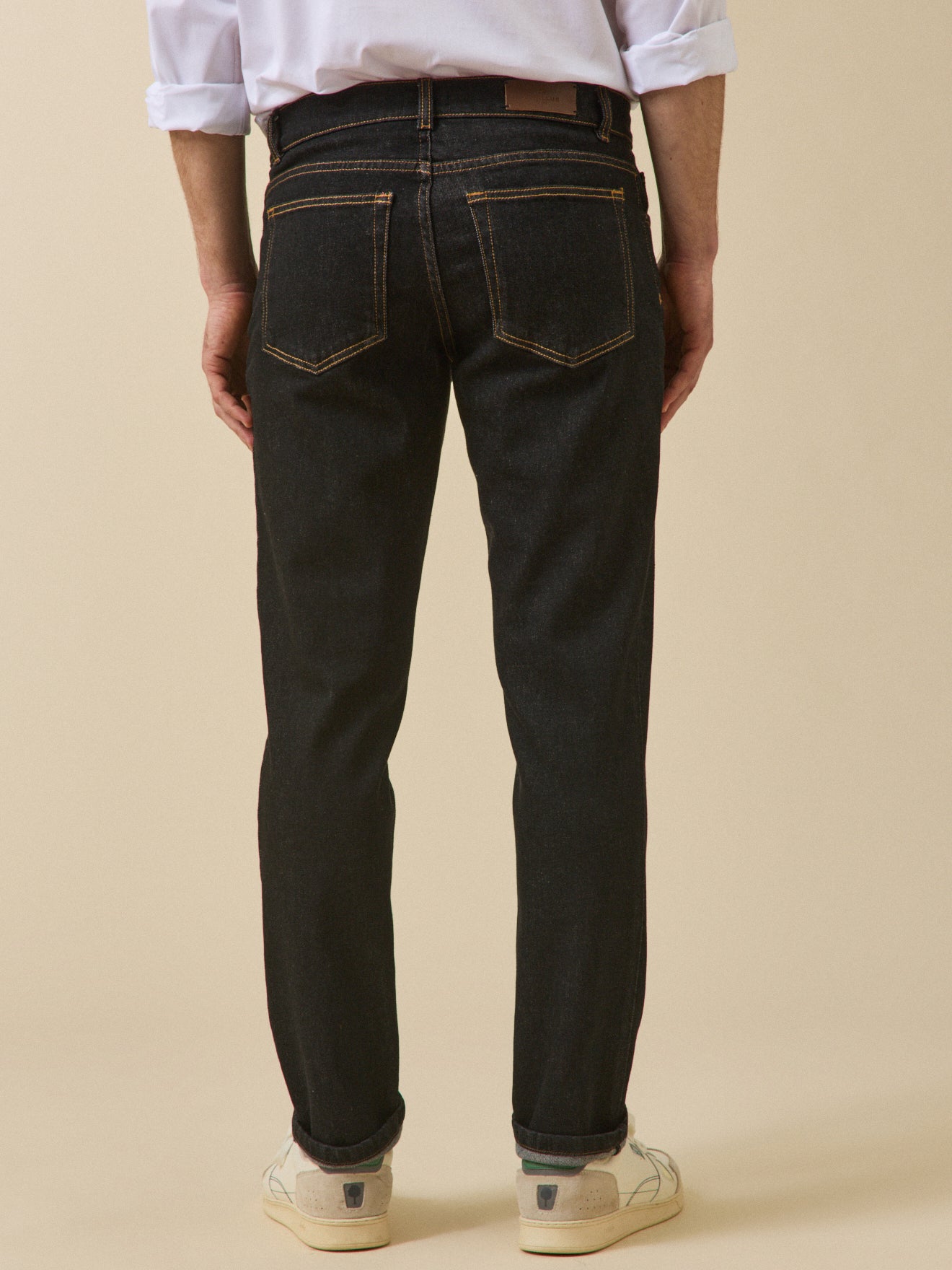 Regular Fit Herren-Jeans aus Bio-Baumwolle