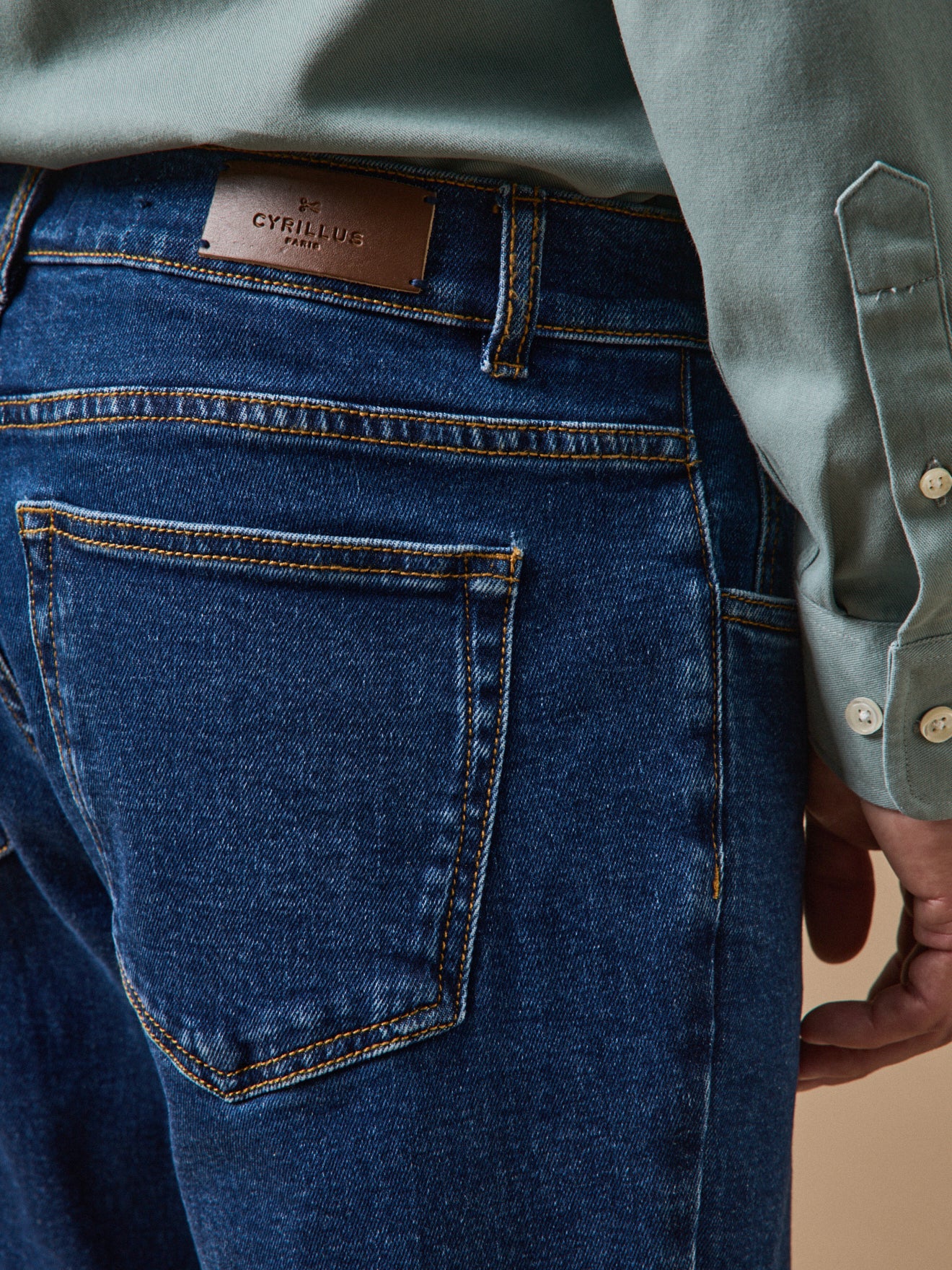 Regular Fit Herren-Jeans aus Bio-Baumwolle