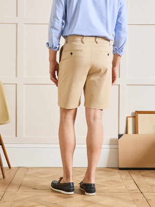 Bermuda chino homme coton stretch