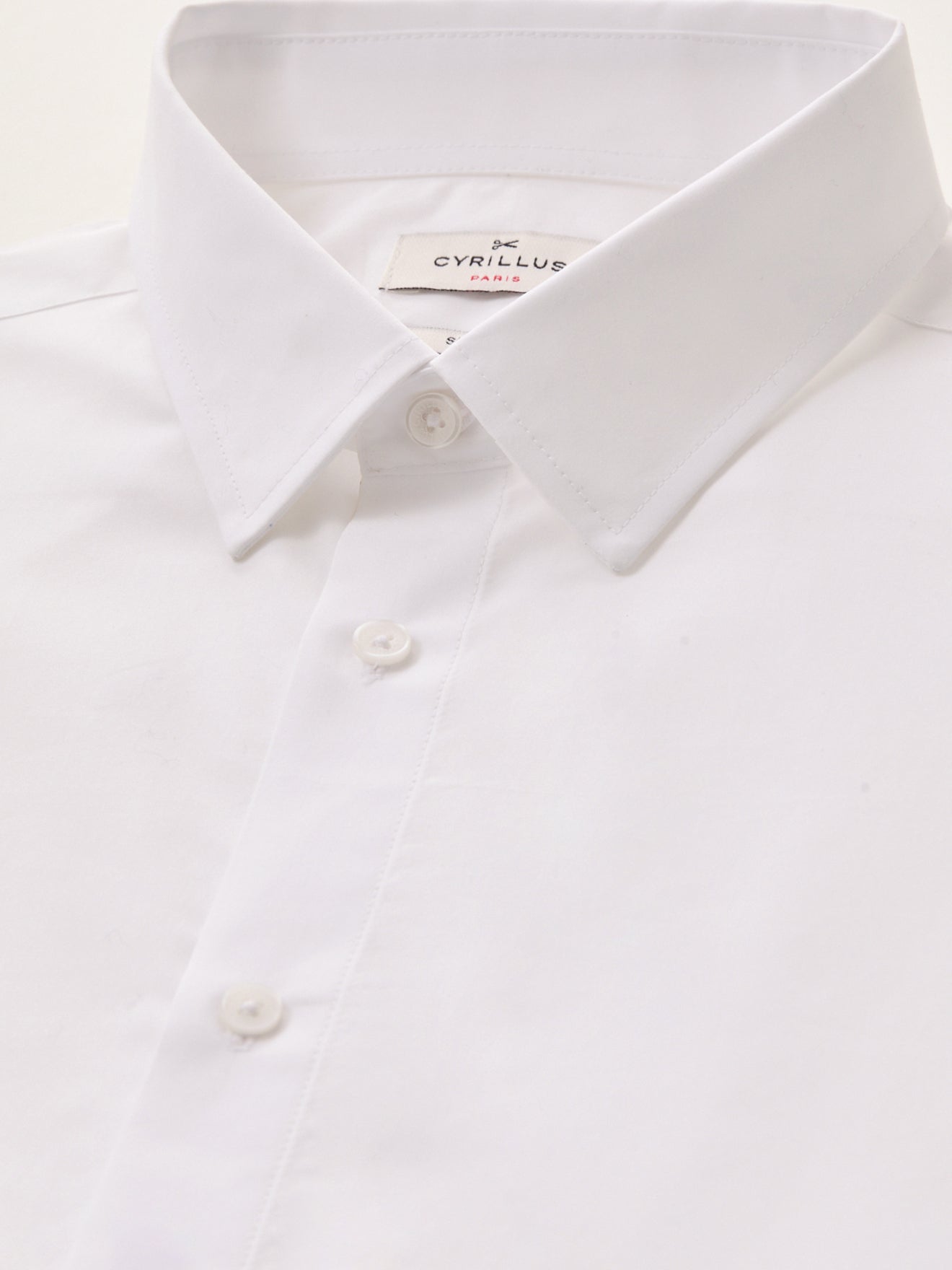 Einfarbiges Herren Slim Fit Hemd aus Easy Care-Popeline