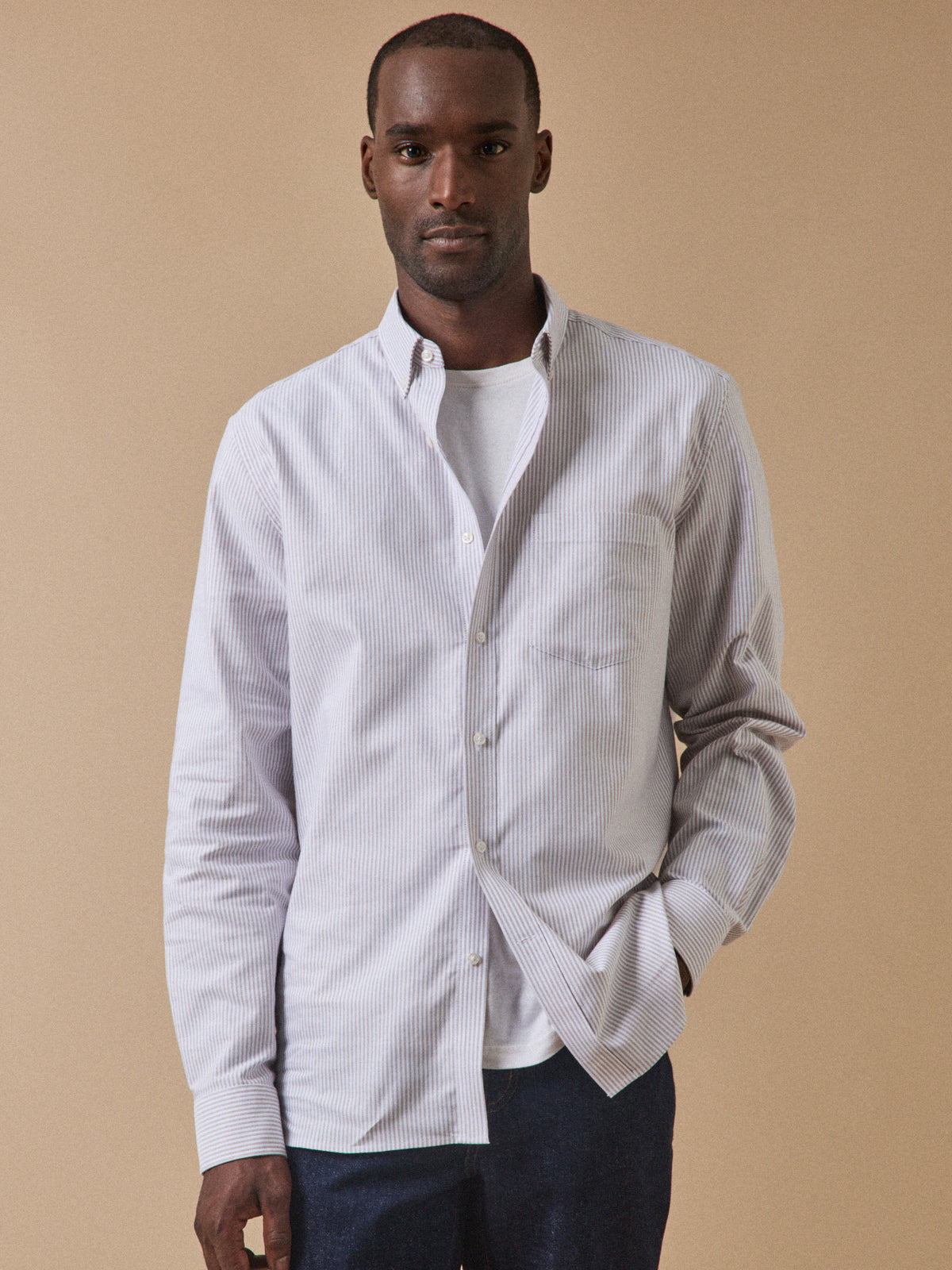 Classic Fit Herren-Oxfordhemd - Bio-Baumwolle