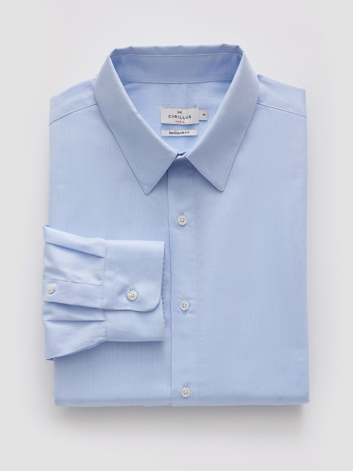 Chemise unie Regular Fit homme non iron