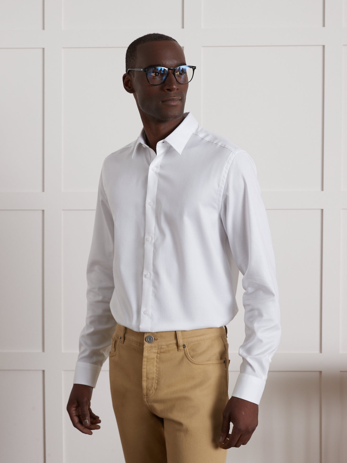 Regular Fit Herren Pinpoint-Hemd, bügelfrei